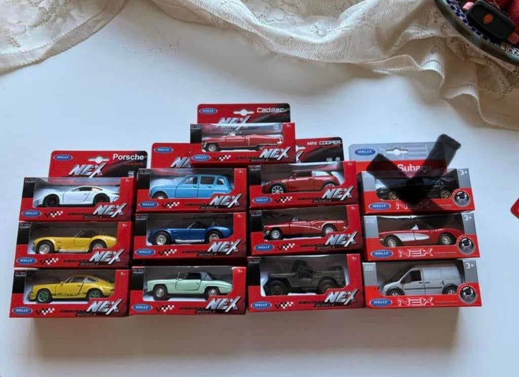 Welly NEX Models auto’s – set van 14stuks – nieuw in doos, Ophalen of Verzenden, Zo goed als nieuw, Auto