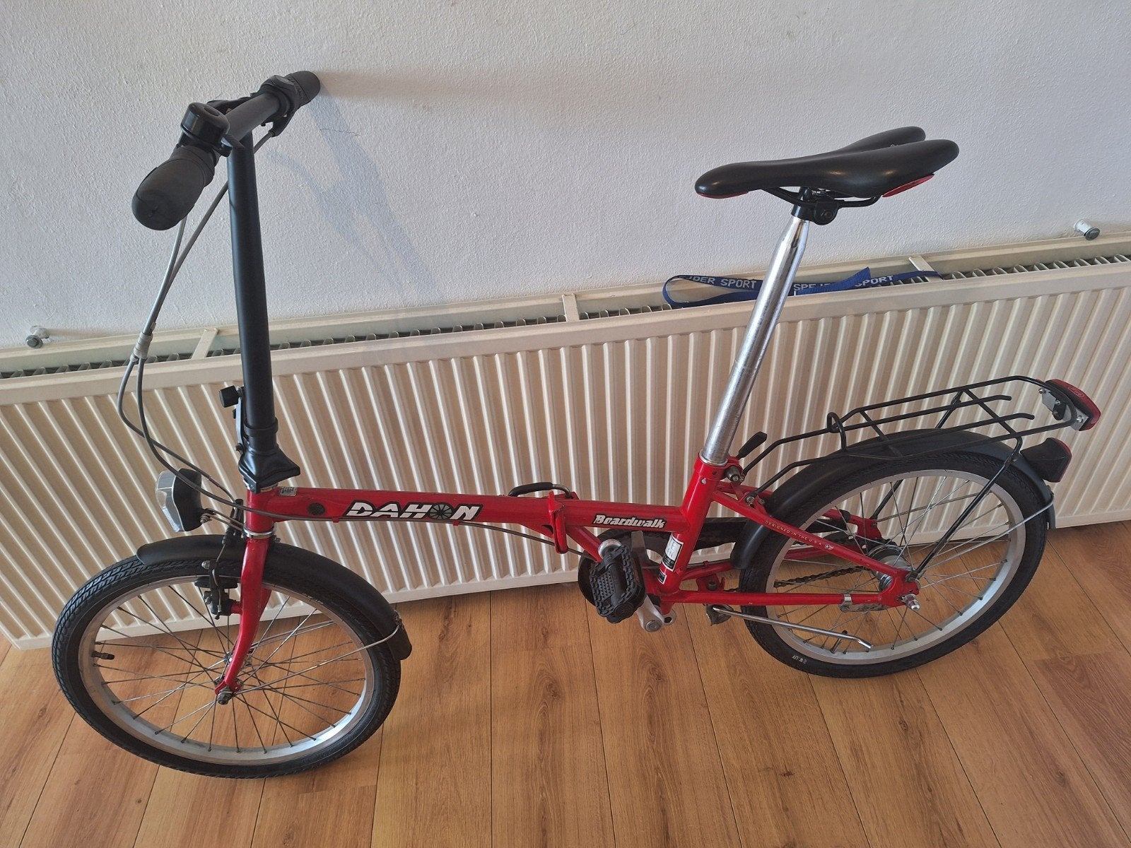 Dahon Boardwalk 20" 3 speed terugtrap+handrem, Ophalen, Gebruikt, Versnellingen, Totaal opvouwbaar