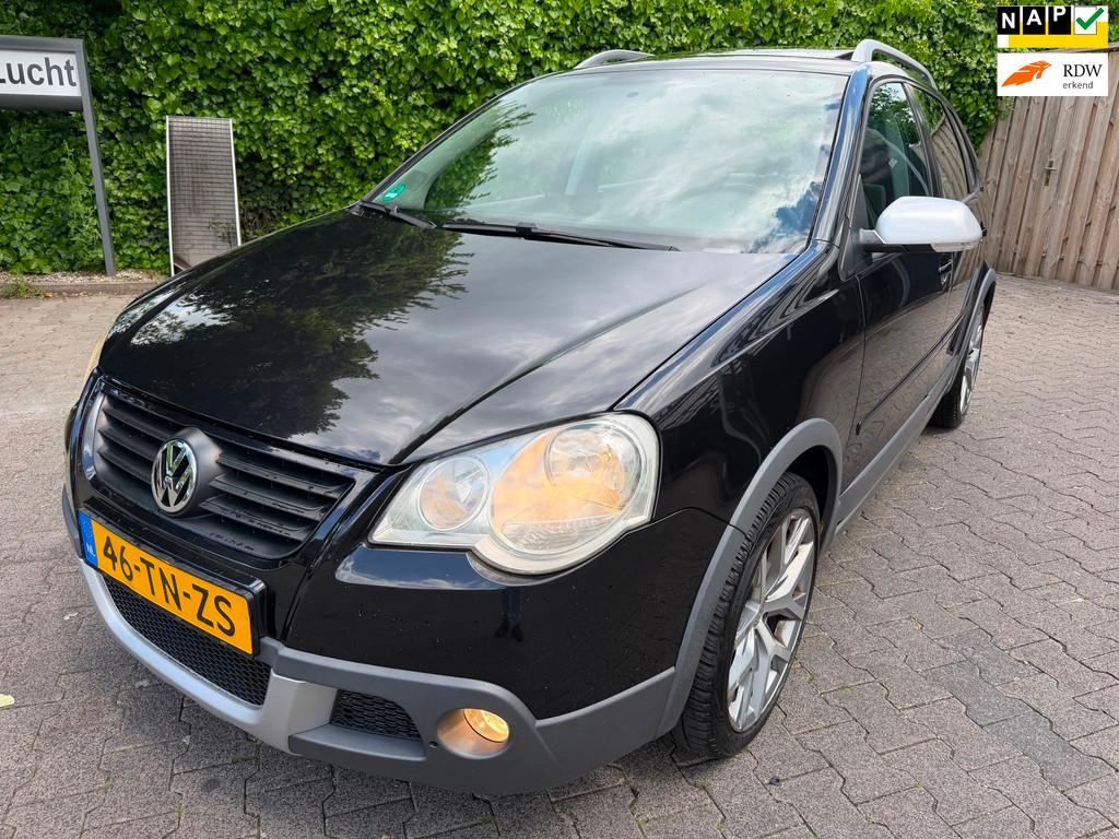 Volkswagen Polo 1.6-16V Cross/Dakraam/Airco, Auto's, Volkswagen, Voorwielaandrijving, Gebruikt, 1064 kg, Zwart