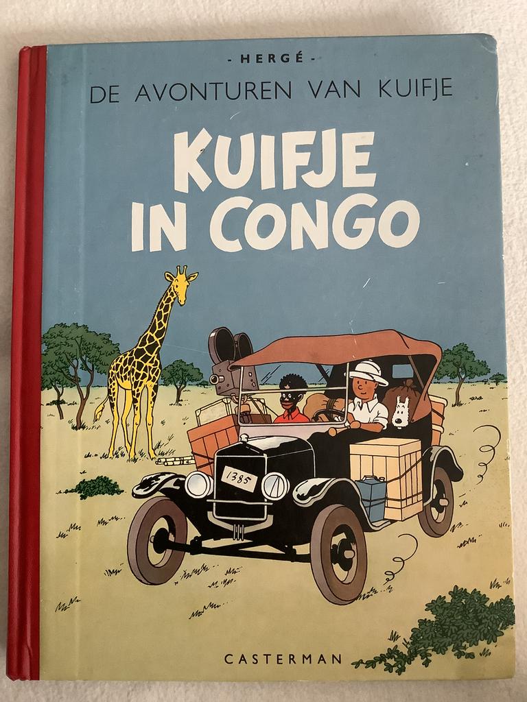 kuifje in congo hardcover 1e druk facsimile van uitg. 1947, Boeken, Stripboeken, Gelezen, Eén stripboek, Ophalen