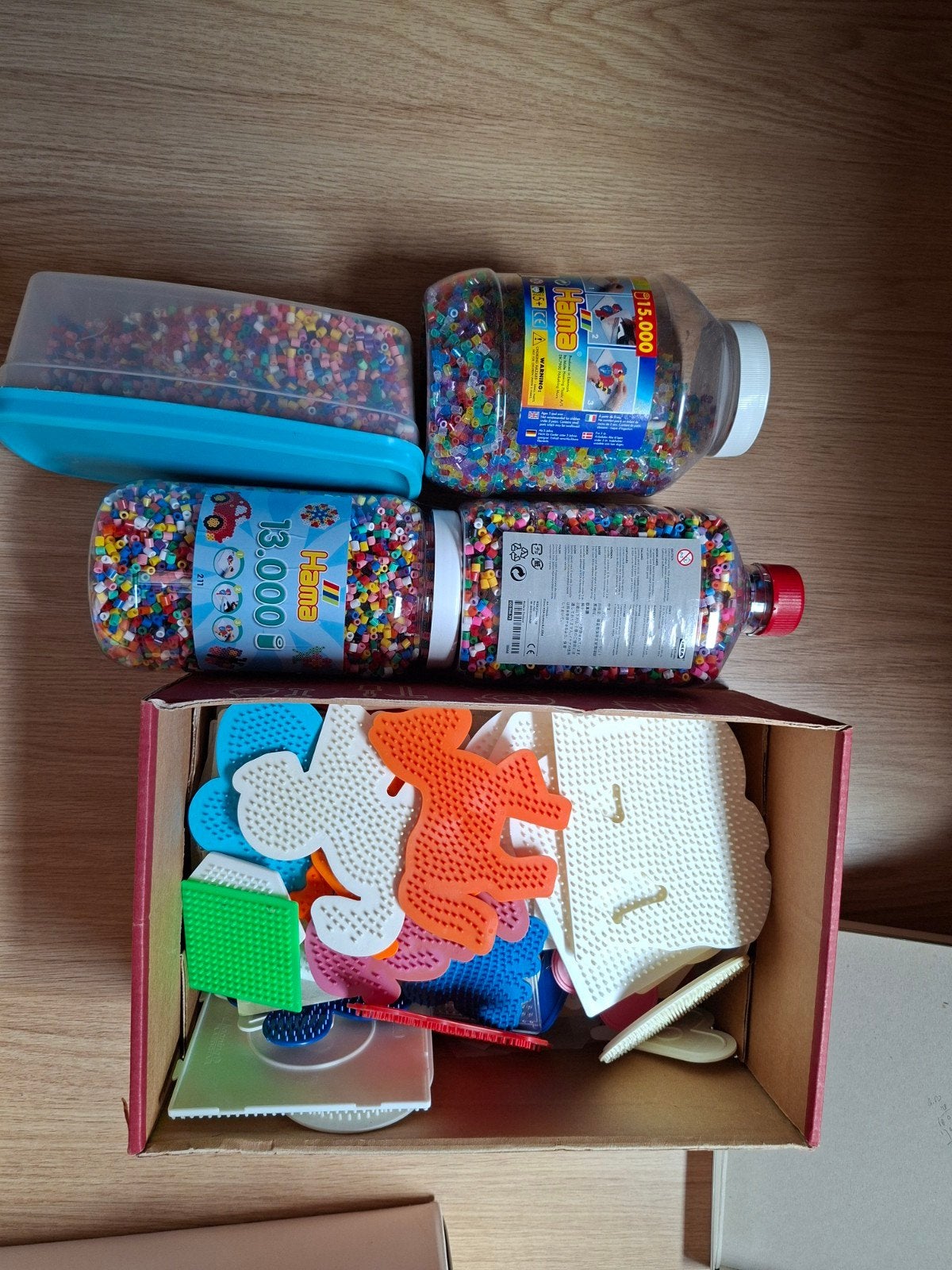 groot set strijkkralen met toebehoren, Gebruikt, Dieren, Meerkleurig, Ophalen of Verzenden