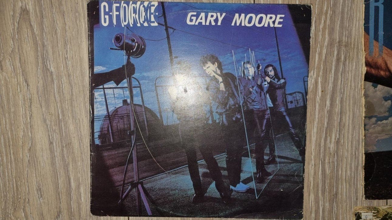 Gary Moore - G-Force LP (1980) - Classic Rock Vinyl, Ophalen of Verzenden, Gebruikt, Overige formaten, LP