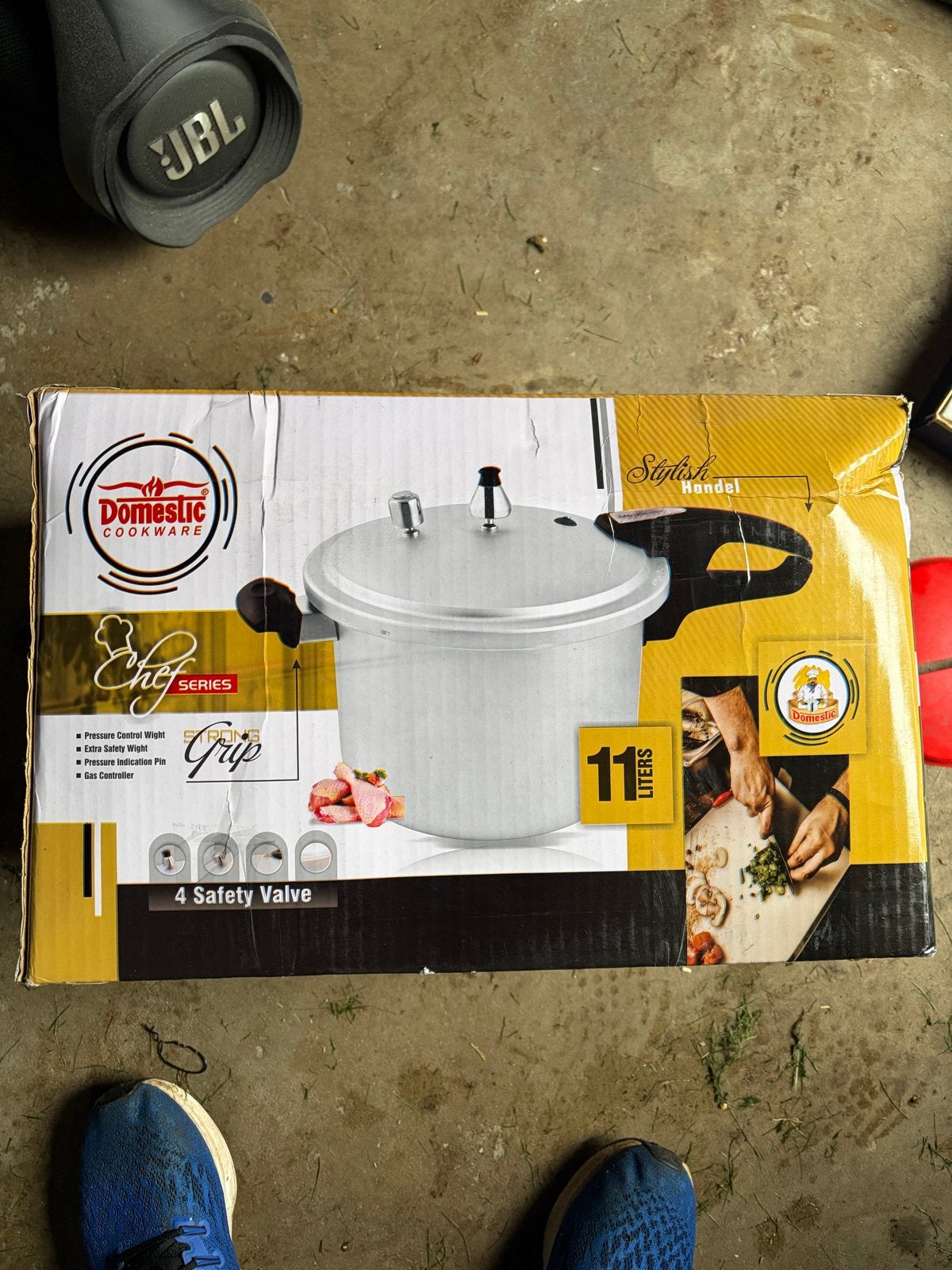 Domestic Snelkookpan 11 Liter - Nieuw in doos, Snelkookpan, Met deksel, Nieuw, Ophalen of Verzenden