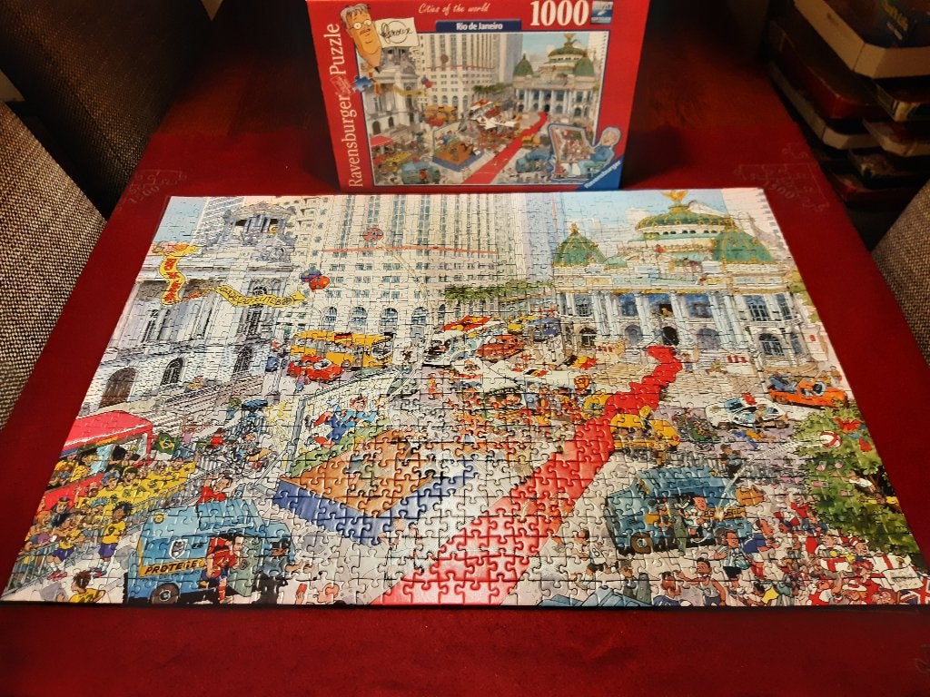 Ravensburger puzzel 1000 stukjes Rio de Janeiro, Hobby en Vrije tijd, Denksport en Puzzels, Ophalen of Verzenden, 500 t/m 1500 stukjes