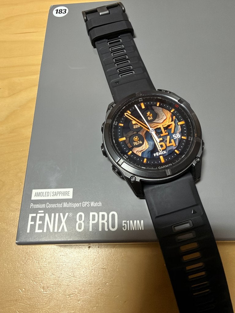 Garmin Fenix 8 Pro 51 mm Saffier Amoled (GPSinruil-nr 183)