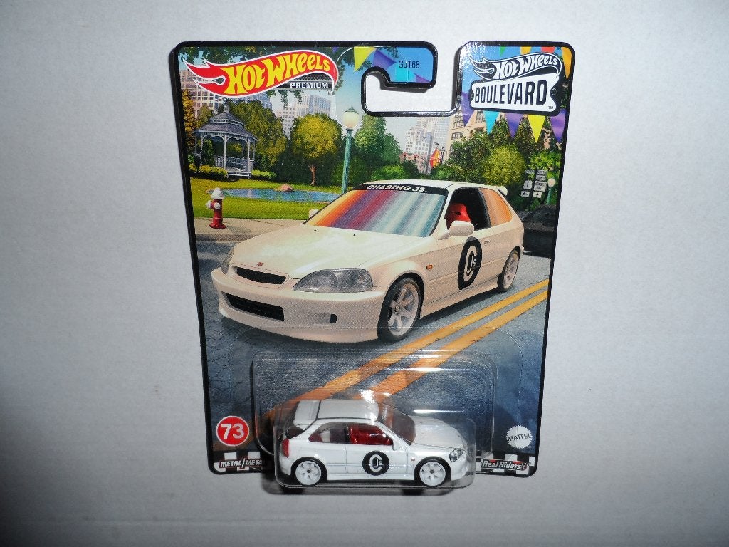Hot Wheels Premium - '99 Honda Civic Type R EK9 -1:64, Hobby en Vrije tijd, Modelauto's | Overige schalen, Ophalen of Verzenden