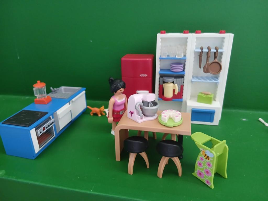 Playmobil keuken 70206, Ophalen of Verzenden, Zo goed als nieuw, Los playmobil
