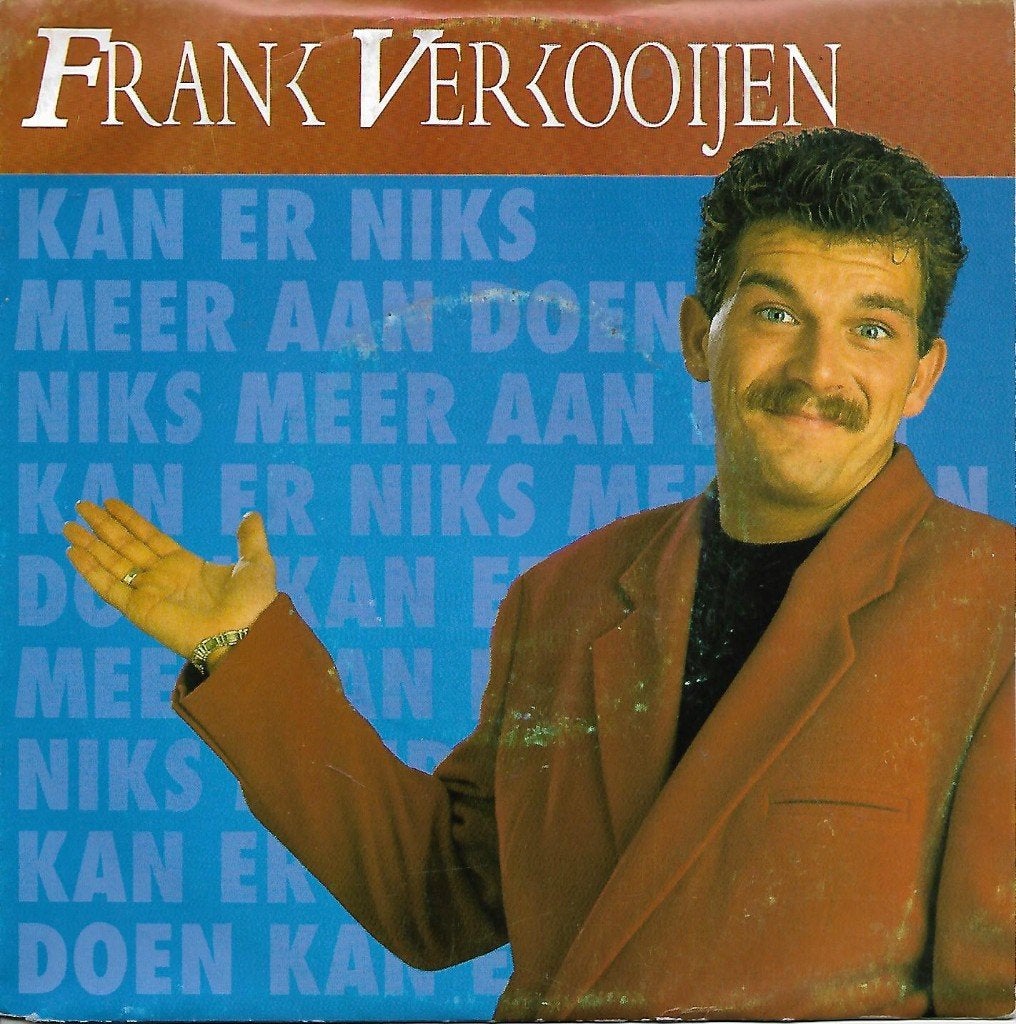 Frank Verkooijen - Kan er niks meer aan doen, Fotohoes, Ophalen of Verzenden, Gebruikt, Nederlandstalig