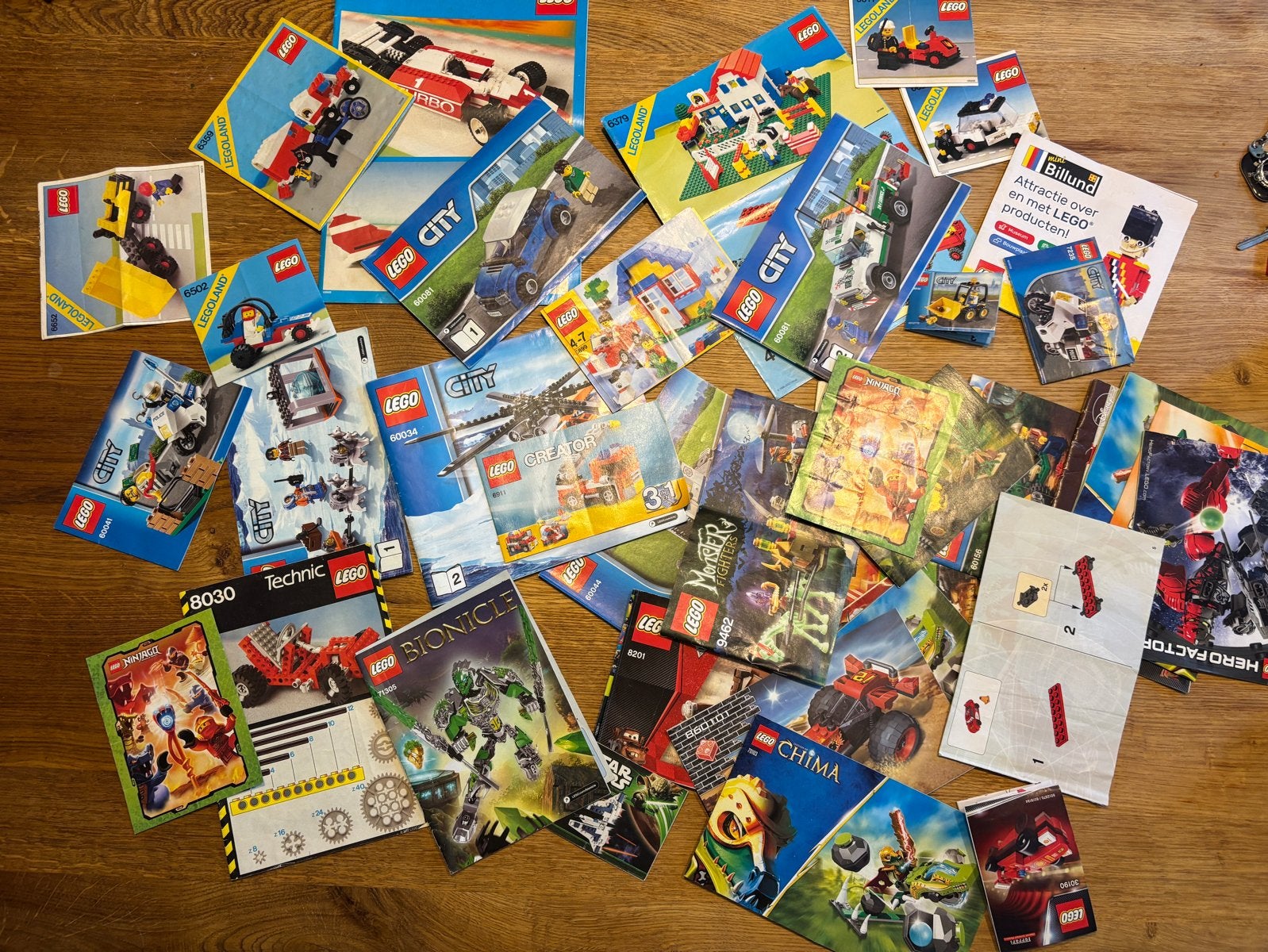 Grote collectie LEGO instructieboekjes (diverse thema's), Ophalen of Verzenden, Gebruikt