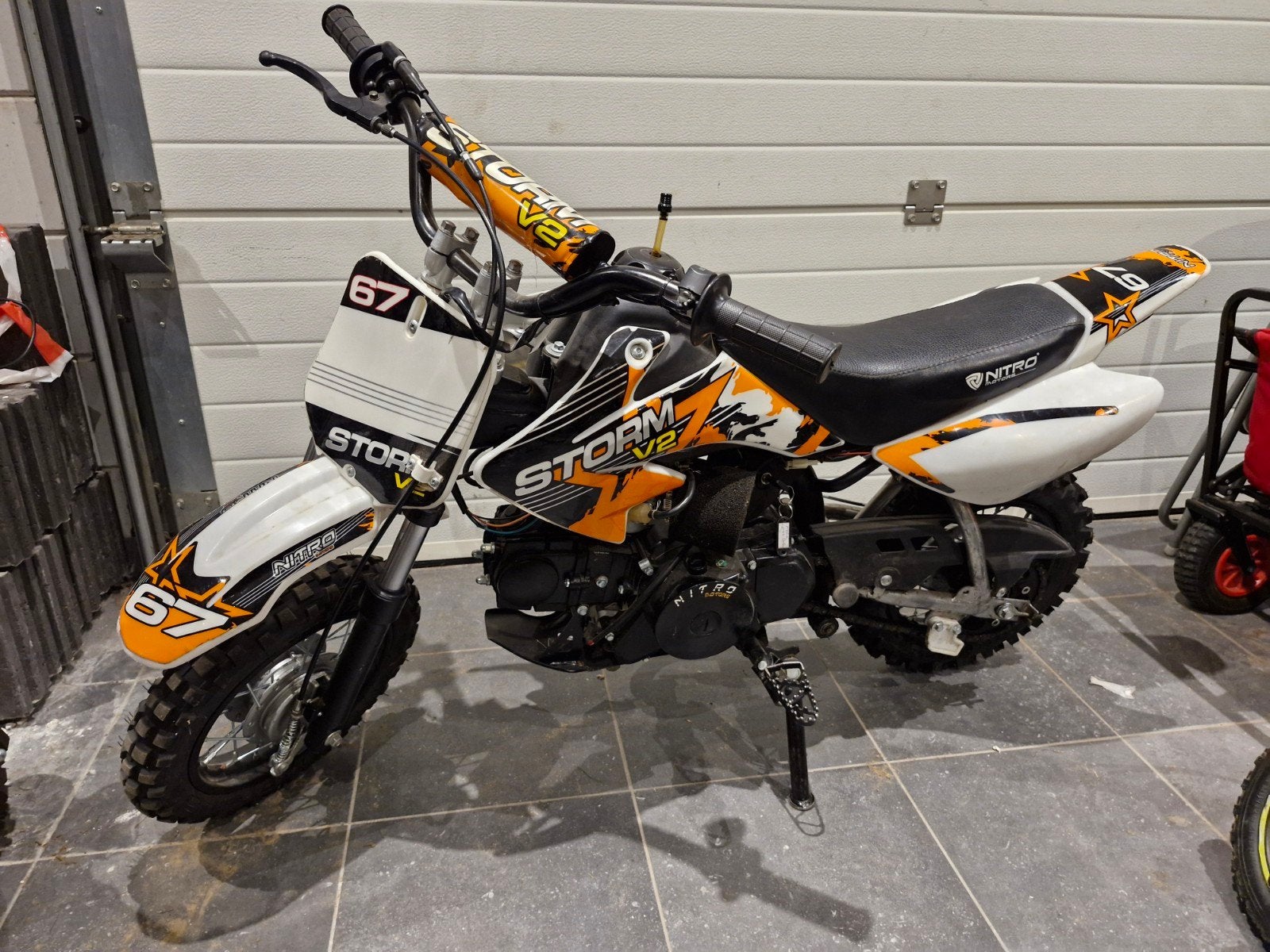 Nitro Storm V2 Pitbike 90cc, Ophalen, Gebruikt, 90 cc, Nitro