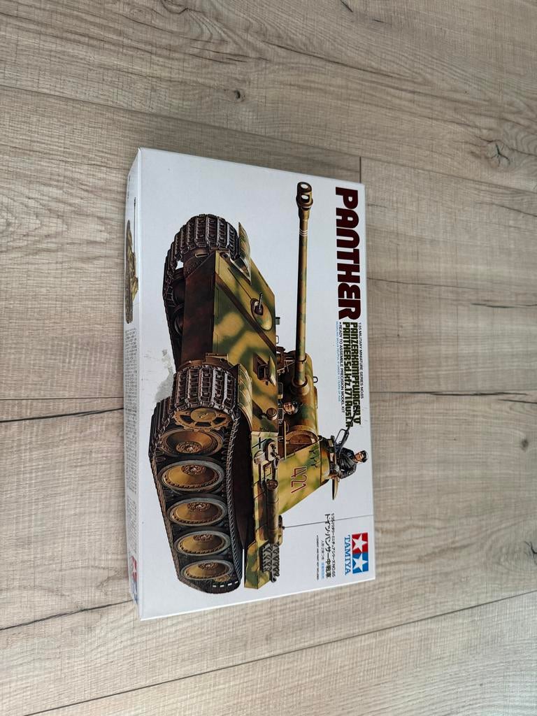 Tamiya Panther Tank Modelbouwkit - Nieuw in Doos, Ophalen of Verzenden, Zo goed als nieuw