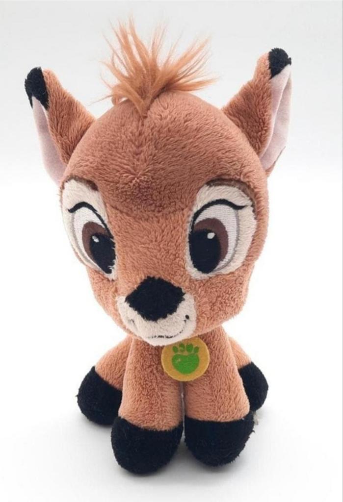 Bambi knuffel ca. 18cm hoog Nicotoy, Verzamelen, Ophalen of Verzenden, Bambi of Dumbo, Gebruikt, Knuffel