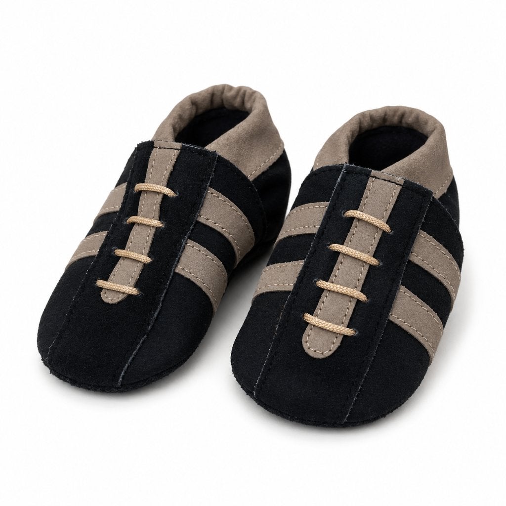 OXXY Babyslofjes sneakerstijl – zwart – maat L (maat 22), Schoentjes, Jongetje of Meisje, ., Nieuw