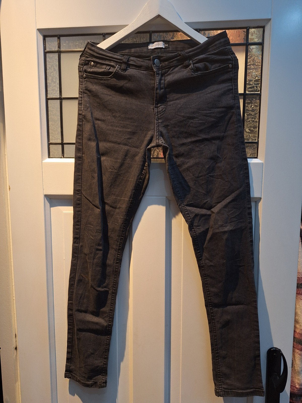 Donkere spijkerbroek - Maat M, Kleding | Dames, Spijkerbroeken en Jeans, Zwart, Ophalen of Verzenden, True Spirit, W30 - W32 (confectie 38/40)