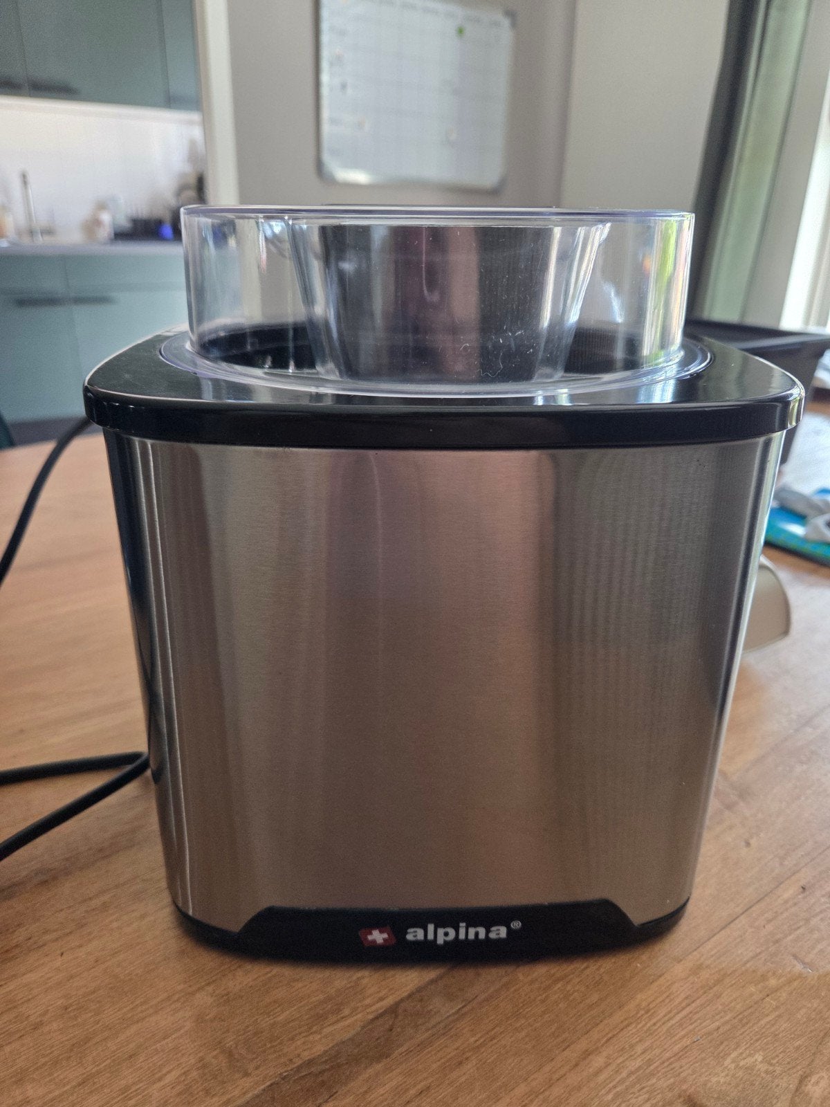 Alpina IJsmachine frozenyoghurt machine 2L, Ophalen, Zo goed als nieuw