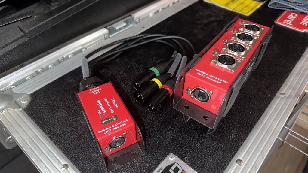 the sssnake Cat Snake set (4x 3p dmx over ethernet), Ophalen of Verzenden, Zo goed als nieuw, Licht