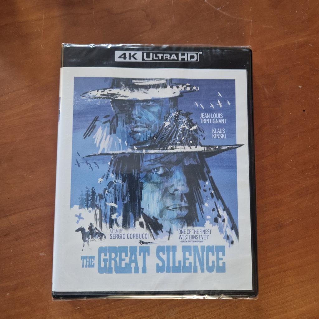 The Great Silence 4K Ultra HD Blu-ray (Nieuw in verpakking), Cd's en Dvd's, Blu-ray, Nieuw in verpakking, Klassiekers, Ophalen of Verzenden