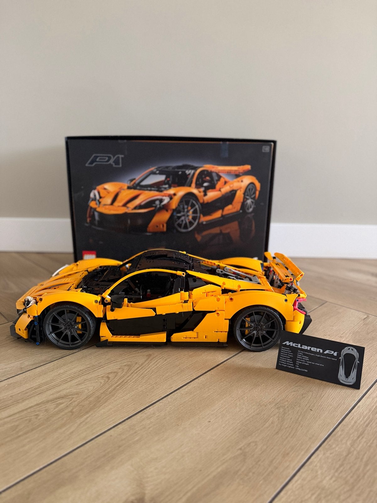 LEGO Technic McLaren P1 - Zo goed als nieuw, Ophalen, Lego, Zo goed als nieuw, Compleet