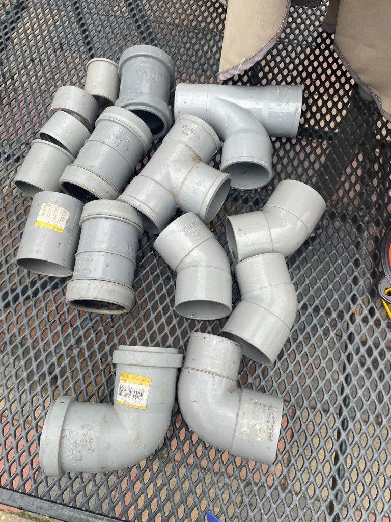 pvc materiaal, Ophalen, Afvoer, Pvc, Nieuw