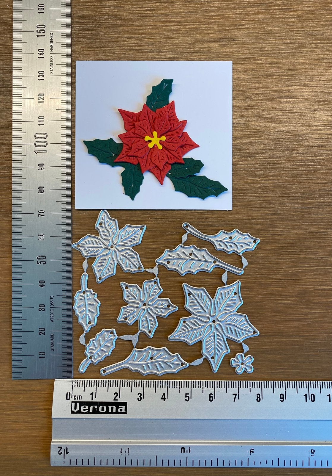 Snijmal Kerstster/ Kerstroos, Hobby en Vrije tijd, Ophalen of Verzenden, Nieuw, Kerst, Pons of Mal