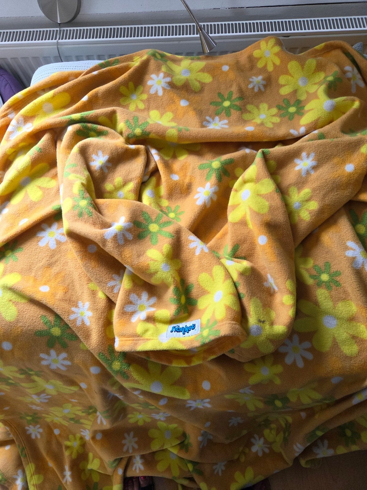 Fleece deken met mouwen - Bloemenprint 260x160 cm, Ophalen of Verzenden