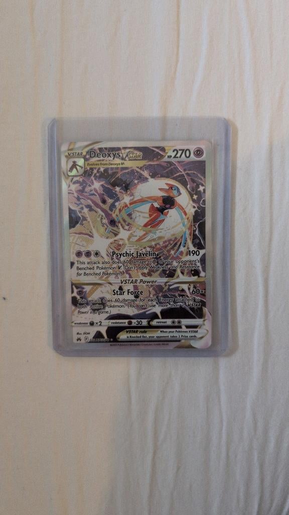 Deoxys VSTAR GG46/GG70 Pokémon Kaart - Zeer Goede Conditie, Ophalen of Verzenden, Zo goed als nieuw, Losse kaart, Foil
