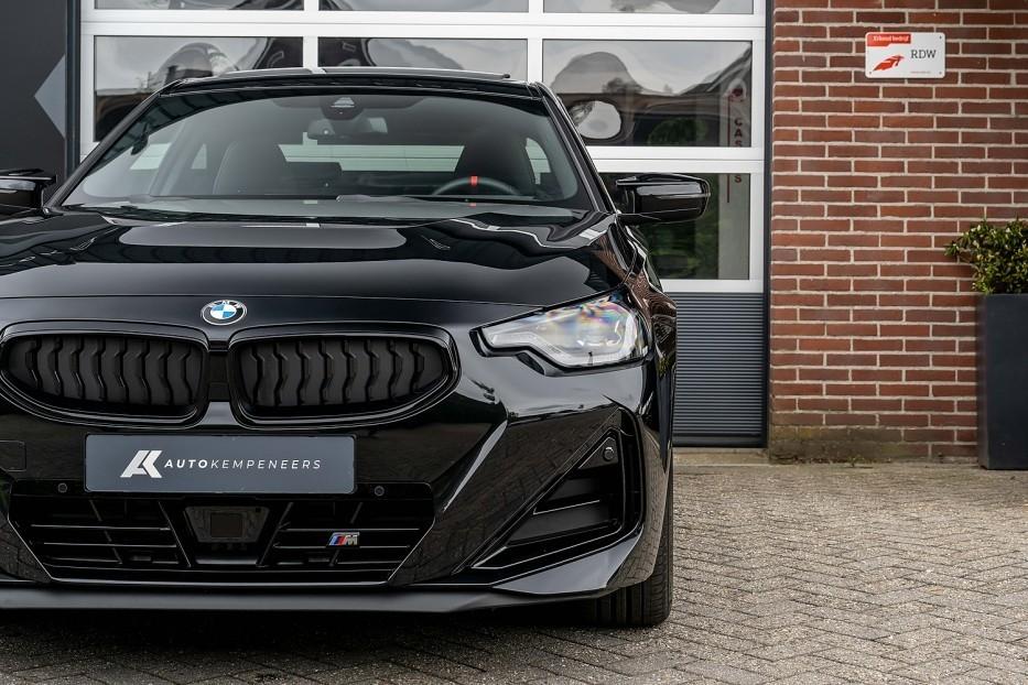 BMW M240i M240i xDrive | Panorama | M-Seats | Harman/Kardon, Auto's, BMW, Automaat, Gebruikt, 4 stoelen, Zwart