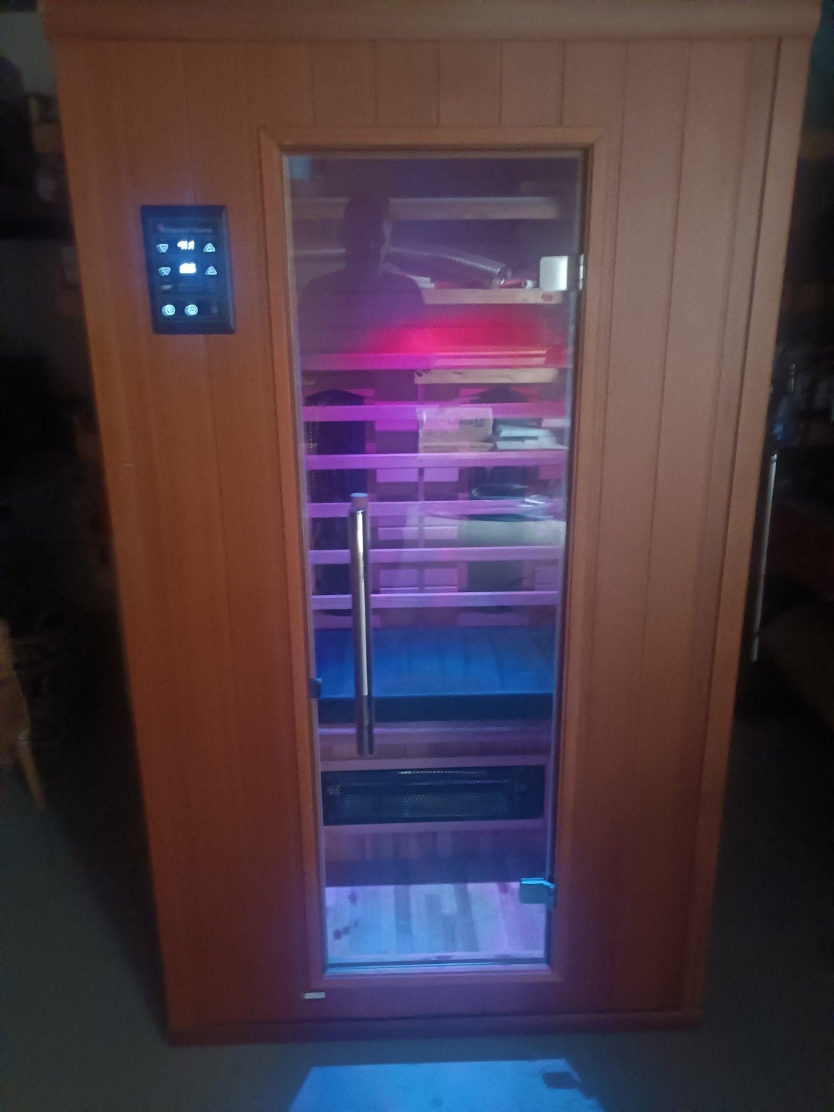 Infrarood sauna - SuperSauna Infraplus 110, Ophalen, Zo goed als nieuw, Infrarood, Complete sauna