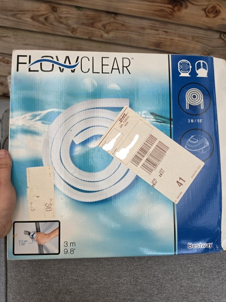 Flowclear Zwembadslang 3 meter 32mm NIEUW, Ophalen of Verzenden, Nieuw, Overige typen