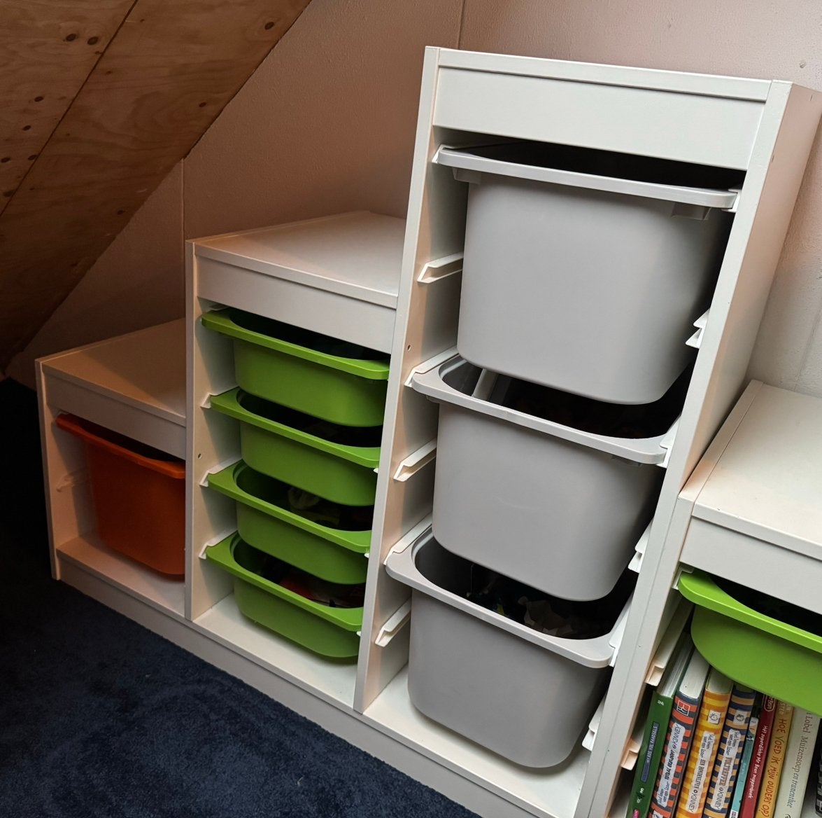 Ikea trofast opberg kast met bakken, Huis en Inrichting, Kasten | Ladekasten, 5 laden of meer, Zo goed als nieuw, Minder dan 100 cm