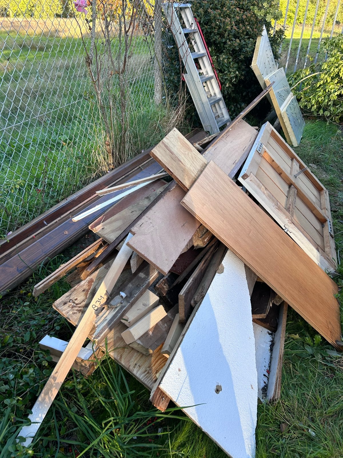 Gratis Stookhout - Zelf Klein Maken, Minder dan 3 m³, Ophalen of Verzenden, Overige houtsoorten, Blokken