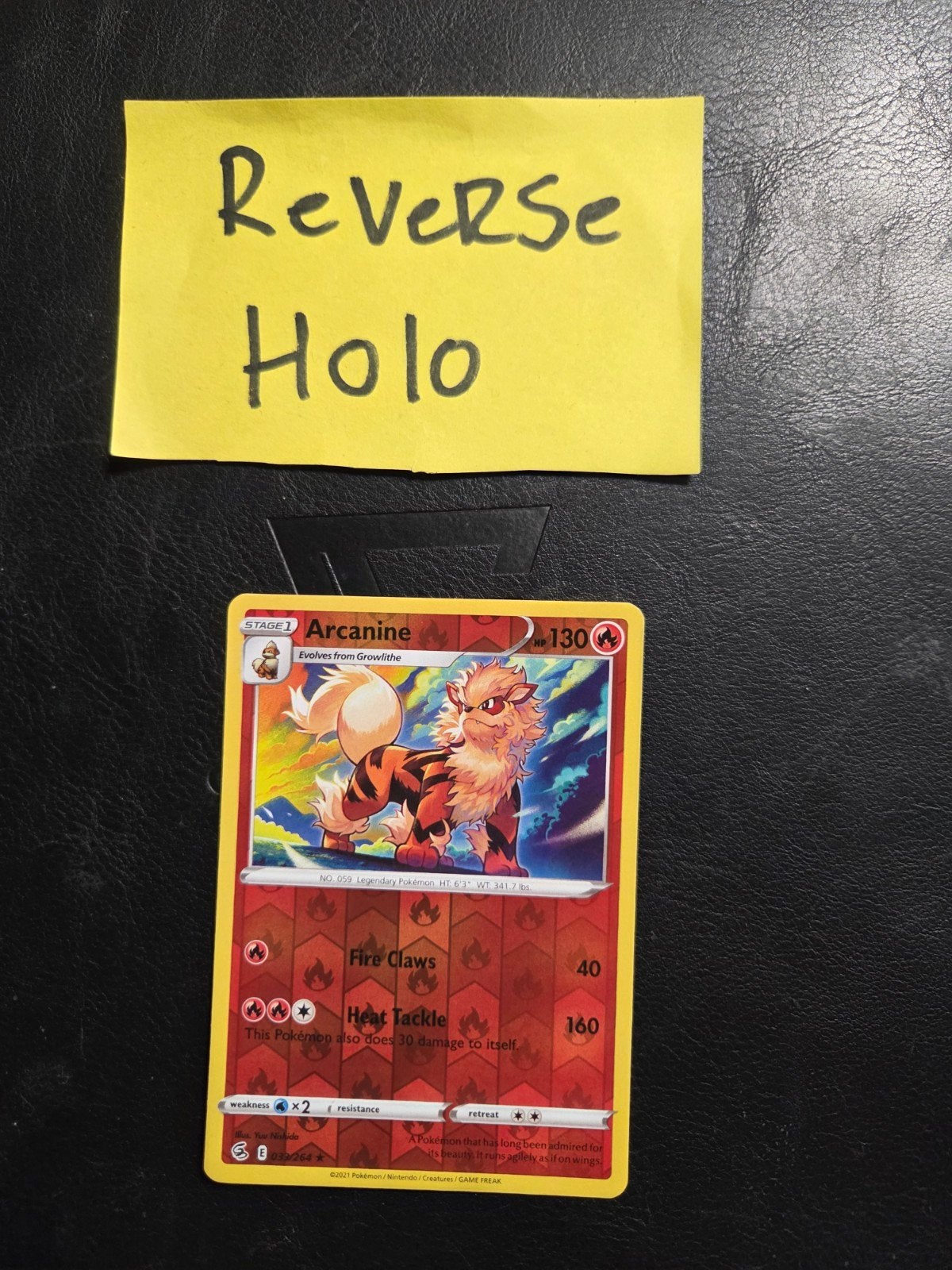 Arcanine 033/264 Fusion strike, Ophalen of Verzenden, Zo goed als nieuw