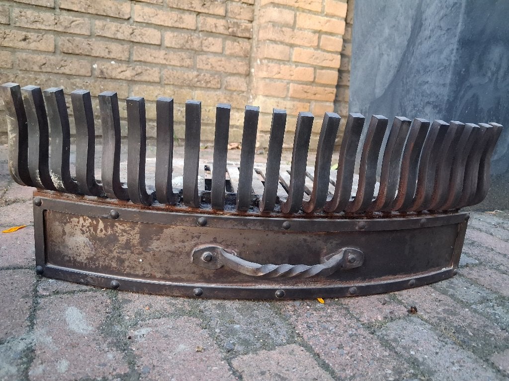 Haardrooster met aslade, Ophalen, Gebruikt, Vrijstaande haard, Houthaard