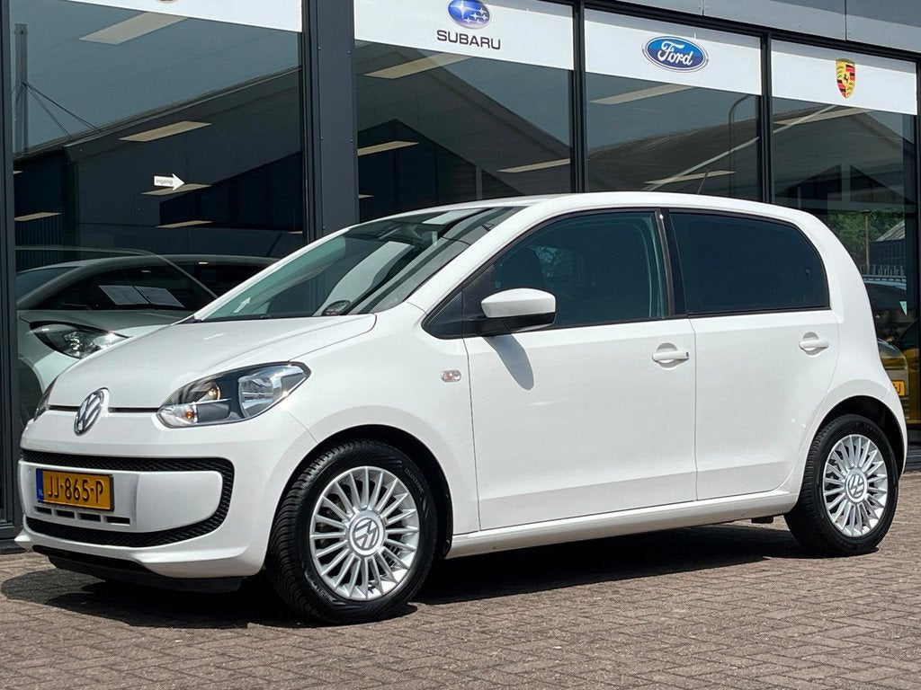 Volkswagen Up! 1.0 Move Up! BlueMotion | LM Velgen | Airco |, Stof, Gebruikt, 840 kg, Wit