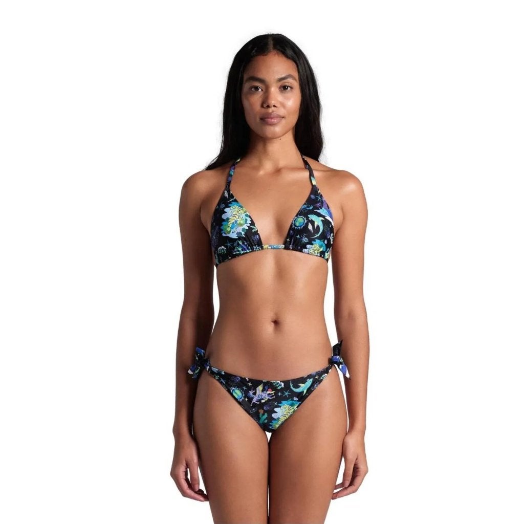 Nieuwe Arena W Fun Planet Bikini Triangle Black Multi, C.da Cisterna, 84/85 62029 Tolentino (MC) Italië, Zwart, Arena, Nieuw
