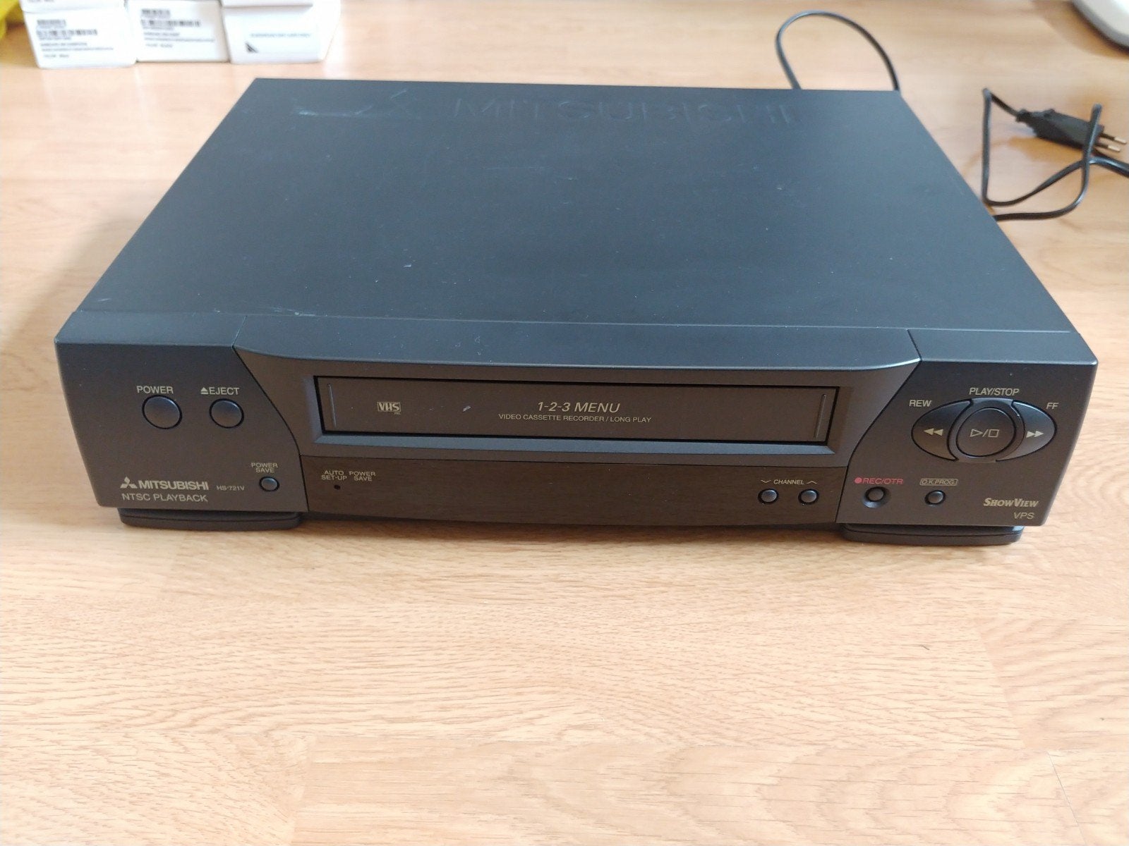 Mitsubishi HS-721V(G) VHS videorecorder defect, Audio, Tv en Foto, Videospelers, Ophalen of Verzenden, Niet werkend, VHS-speler of -recorder