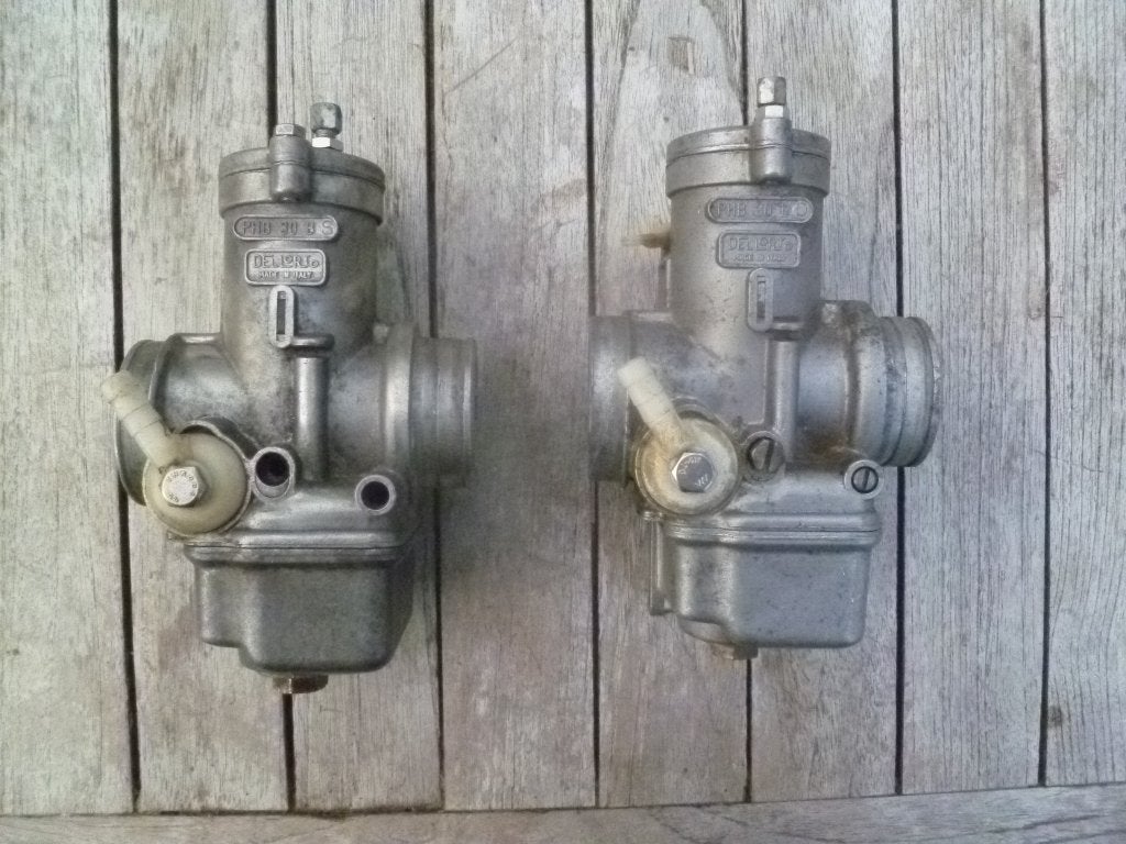 Set Dellorto PHB 30 carburateurs links en rechts Moto Guzzi, Ophalen of Verzenden, Gebruikt