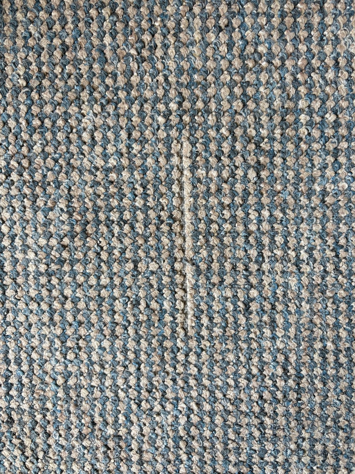 Blauw/wit vloerkleed 200x300 cm - Gebruikt met vlekken