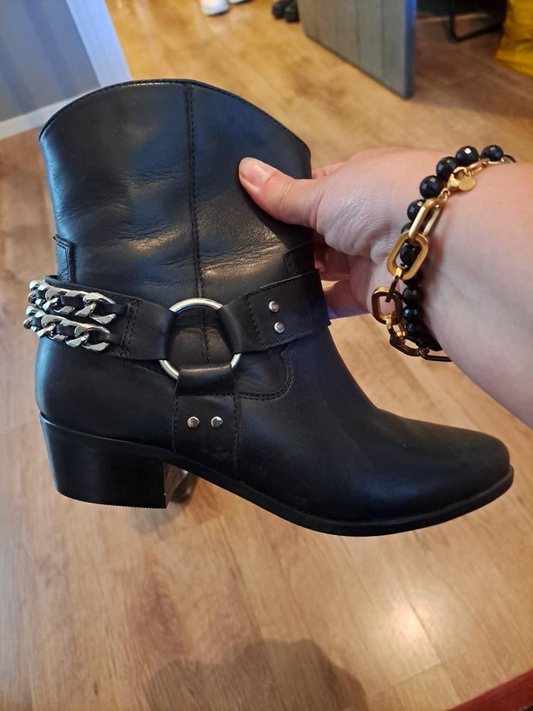Nieuw PS Poelman stoere  laarsjes maat 41, Kleding | Dames, Schoenen, Zwart, Nieuw, Ophalen of Verzenden, X