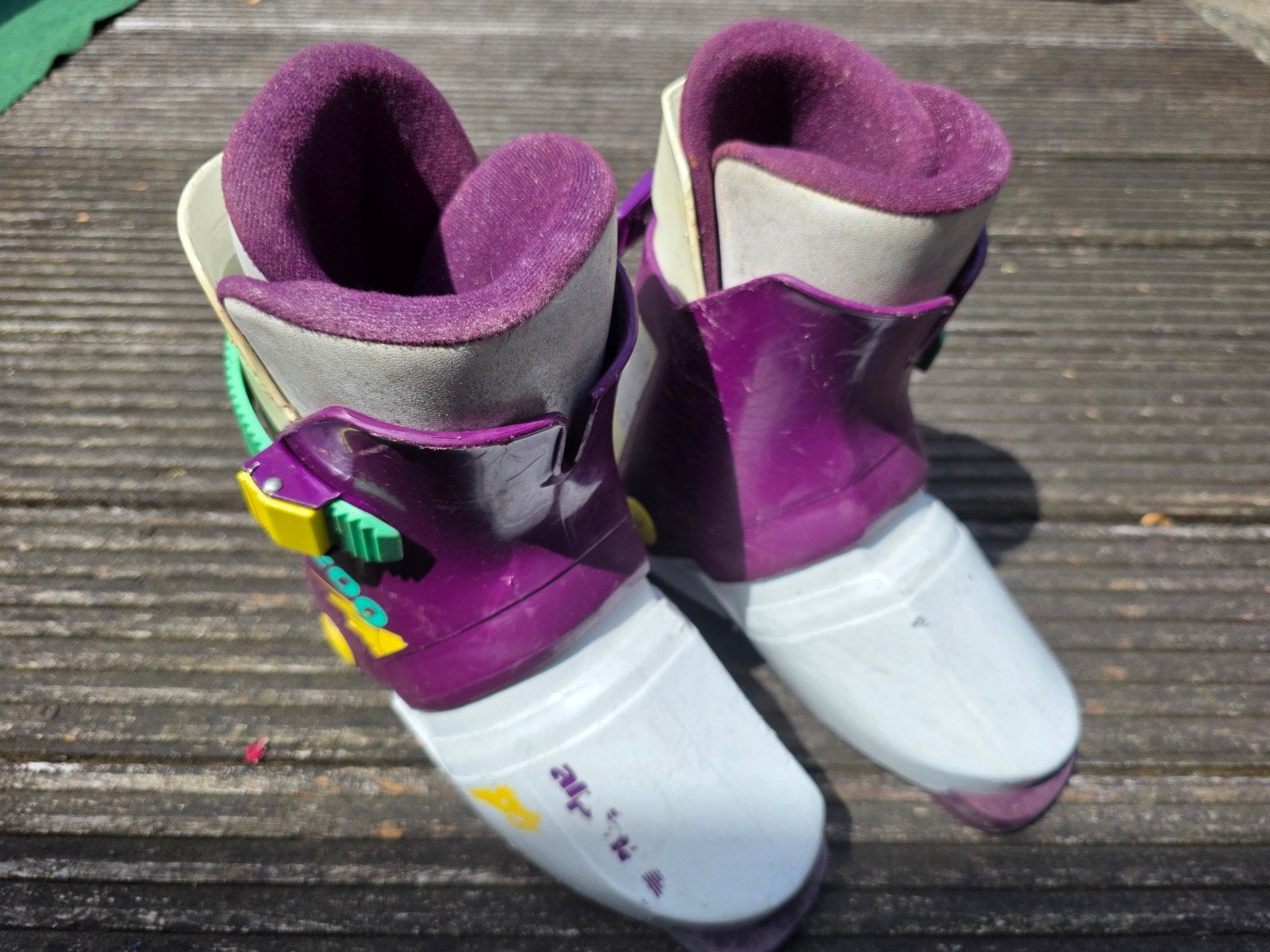 Alpina Skischoenen Maat 200 - Paars/Wit, Overige merken, 160 tot 180 cm, Gebruikt, Schoenen