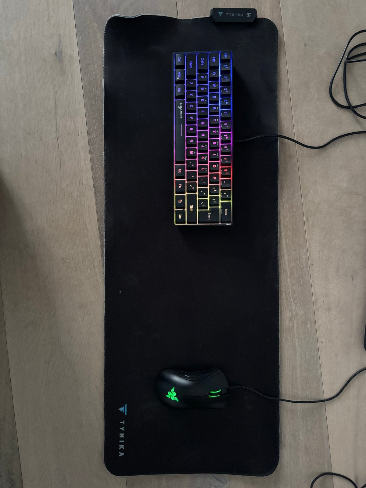 Gaming set: RGB muis, toetsenbord & muismat (zonder snoer), Computers en Software, Overige Computers en Software, Ophalen of Verzenden