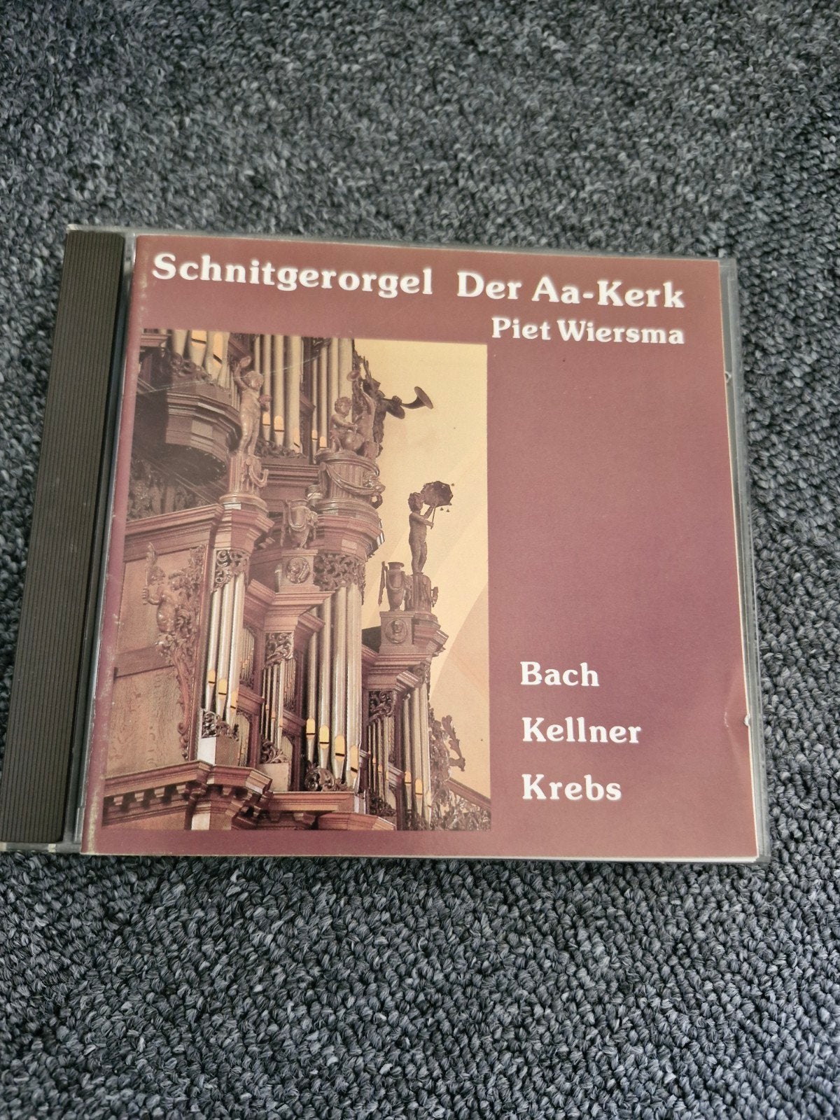 Orgel CD Piet Wiersma - Der Aa Kerk (Bach, Kellner, Krebs), Inclusief boekje, Gebruikt, Overige typen, Ophalen of Verzenden