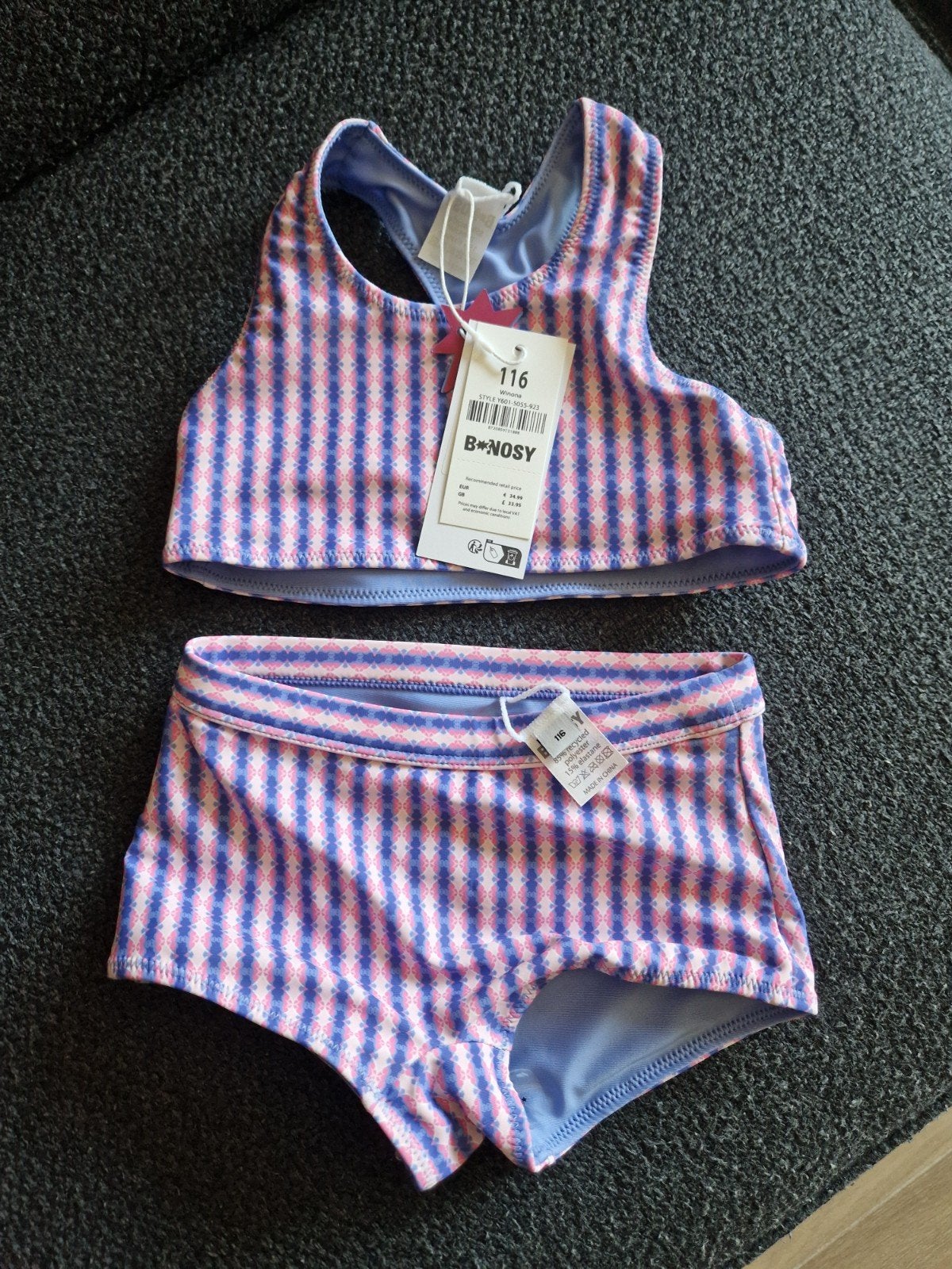 Bikini B*Nosy, nieuw, dubbelzijdig, valt als maat 110, Ophalen, Meisje, Nieuw, Overige maten