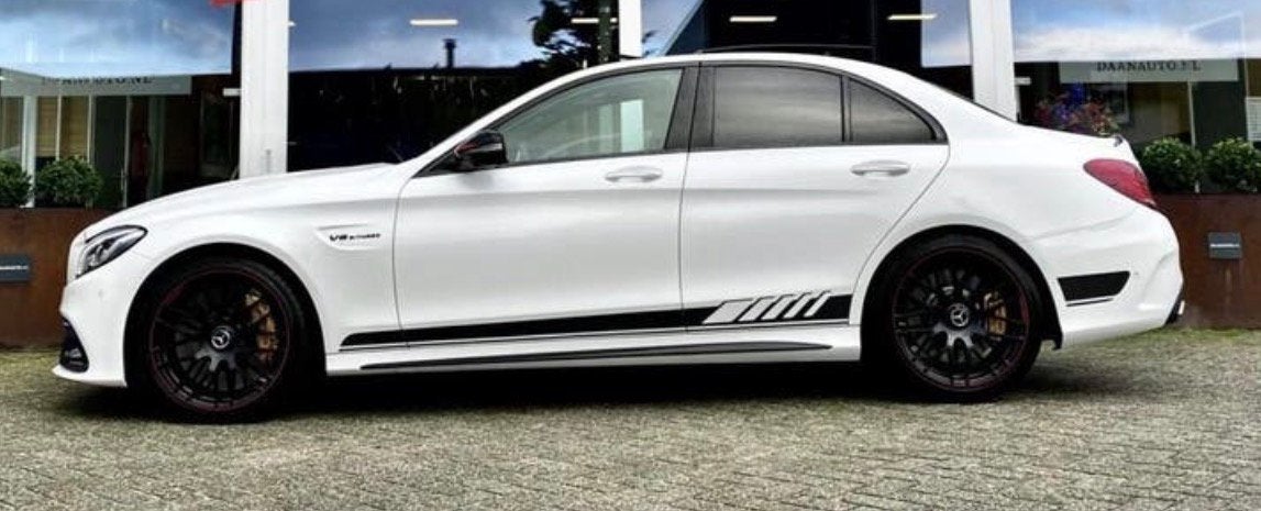 Amg edition sticker zijskirt stickers amg edition1 c63 c43 E, Ophalen of Verzenden