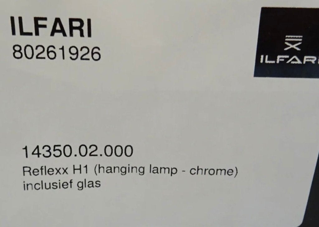 Nieuw van Ilfari Reflexx H1 hanglamp twv € 500,00, Info@ilfari.nl, By Eve Tom Dixon Eichholtz Piet Boon Maretti, Nieuw, Ophalen of Verzenden