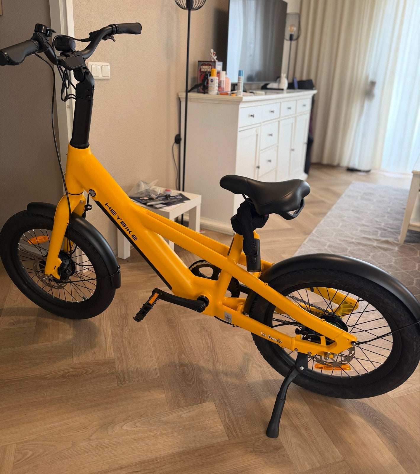 Heybike elektrische fiets ec compact city- Zo goed als nieuw, Zo goed als nieuw, Minder dan 47 cm, 50 km per accu of meer, Ophalen