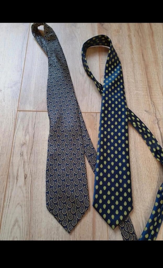 Vintage stropdassen Emilio Sandrini(paisley print)100% Zijde, Kleding | Heren, Stropdassen, Ophalen of Verzenden, Overige kleuren