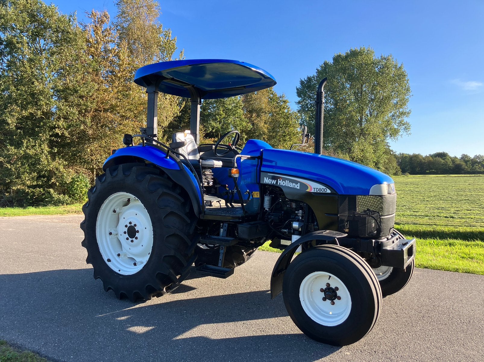 Mooie New Holland TD80 D te koop, Gebruikt, Ophalen of Verzenden, Tot 80 Pk, 7500 tot 10000