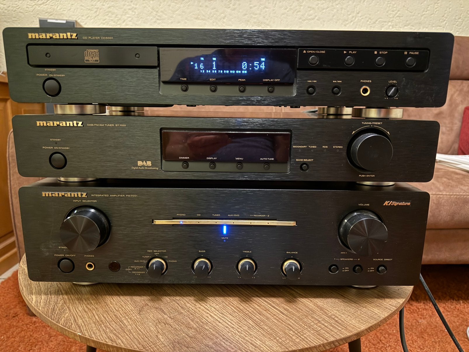 Marantz PM7001KI -ST7001 en CD5001, Ophalen, Zo goed als nieuw, Overige merken