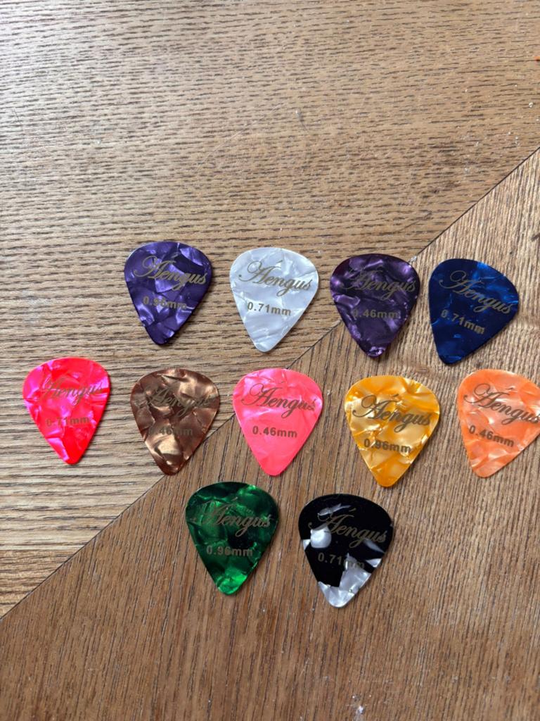 Gitaar plectra 11 st, Ophalen, Zo goed als nieuw, Elektrische gitaar